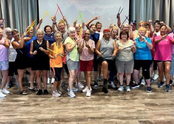 Photo by Leslee Stephens
World Class Active Aging fitness class at The Landing.